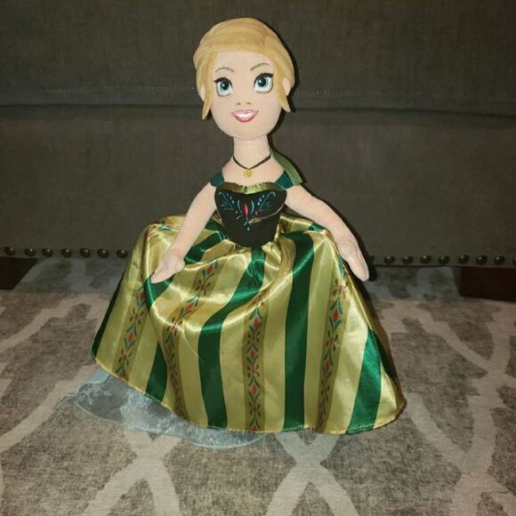 Disney Parks Frozen Elsa & Anna Flip 2 In 1 Reversible 15" Plush - Picture 7 of 8